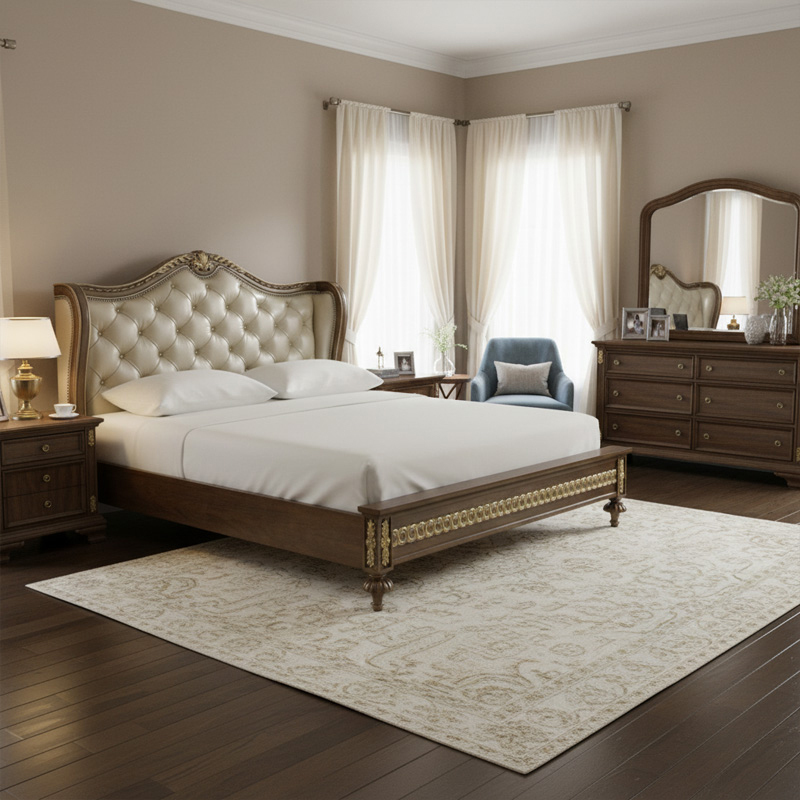 EKAR Sovereign Heritage Master Bed | Luxury Hand-Carved American Style Bed Frame |,EKAR FURNITURE CO.,LTD,EKAR Sovereign Heritage Master Bed | Luxury Hand-Carved American Style Bed Frame |,foshan furniture factory,custom Furniture factory,china furniture factory