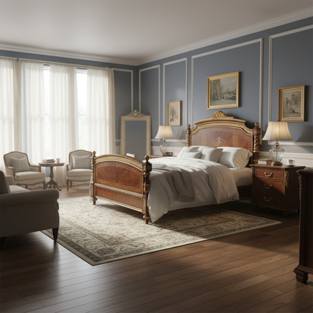 EKAR Sovereign Heritage Grand Bed | Hand-Carved Luxury Inlaid Bed Frame | EKAR FURNITURE,EKAR FURNITURE CO.,LTD,EKAR Sovereign Heritage Grand Bed | Hand-Carved Luxury Inlaid Bed Frame | EKAR FURNITURE,foshan furniture factory,custom Furniture factory,china furniture factory