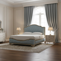 EKAR Furniture | Morgan Manor Diamond-Tufted Luxury Bed Frame - American Classical Style,EKAR FURNITURE CO.,LTD,EKAR Furniture | Morgan Manor Diamond-Tufted Luxury Bed Frame - American Classical Style,foshan furniture factory,custom Furniture factory,china furniture factory