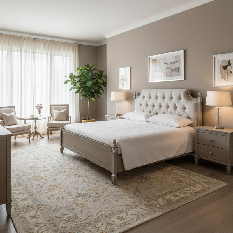 EKAR Furniture | Windsor Serenity Wingback Bed - Luxury Tufted American Classical Bed Frame,EKAR FURNITURE CO.,LTD,EKAR Furniture | Windsor Serenity Wingback Bed - Luxury Tufted American Classical Bed Frame,foshan furniture factory,custom Furniture factory,china furniture factory