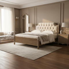 EKAR Furniture | Windsor Serenity Wingback Bed - Luxury Tufted American Classical Bed Frame,MY SHOP,EKAR Furniture | Windsor Serenity Wingback Bed - Luxury Tufted American Classical Bed Frame,foshan furniture factory,custom Furniture factory,china furniture factory