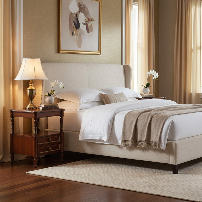 EKAR Heritage Manor Luxury Nightstand | American Style Hand-Carved Bedside Table |,EKAR FURNITURE CO.,LTD,EKAR Heritage Manor Luxury Nightstand | American Style Hand-Carved Bedside Table |,foshan furniture factory,custom Furniture factory,china furniture factory