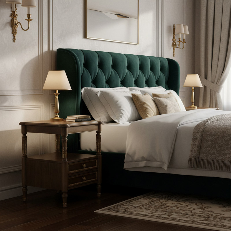 EKAR Heritage Manor Luxury Nightstand | American Style Hand-Carved Bedside Table |,EKAR FURNITURE CO.,LTD,EKAR Heritage Manor Luxury Nightstand | American Style Hand-Carved Bedside Table |,foshan furniture factory,custom Furniture factory,china furniture factory