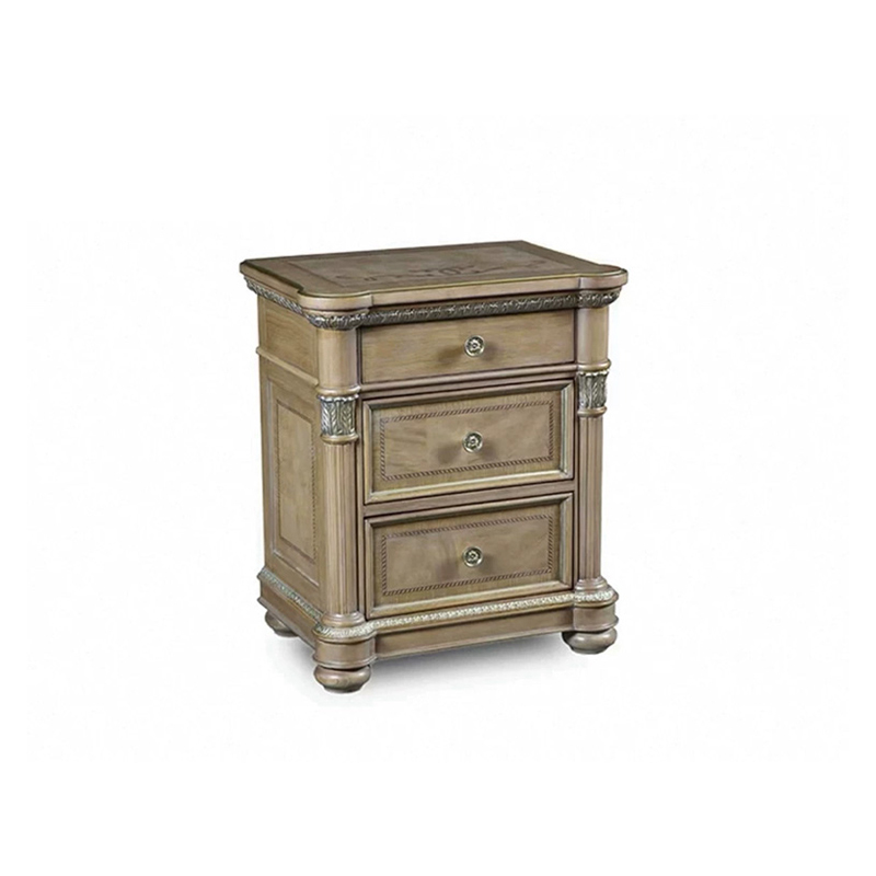 EKAR Sovereign Manor Luxury Nightstand | Hand-Carved Weathered Wood Bedside Chest |,EKAR FURNITURE CO.,LTD,EKAR Sovereign Manor Luxury Nightstand | Hand-Carved Weathered Wood Bedside Chest |,foshan furniture factory,custom Furniture factory,china furniture factory