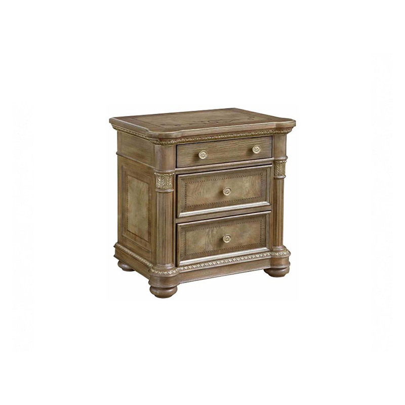 EKAR Heritage Sovereign Luxury Nightstand | Hand-Carved American Style Bedside Chest | EKAR FURNITURE,EKAR FURNITURE CO.,LTD,EKAR Heritage Sovereign Luxury Nightstand | Hand-Carved American Style Bedside Chest | EKAR FURNITURE,foshan furniture factory,custom Furniture factory,china furniture factory