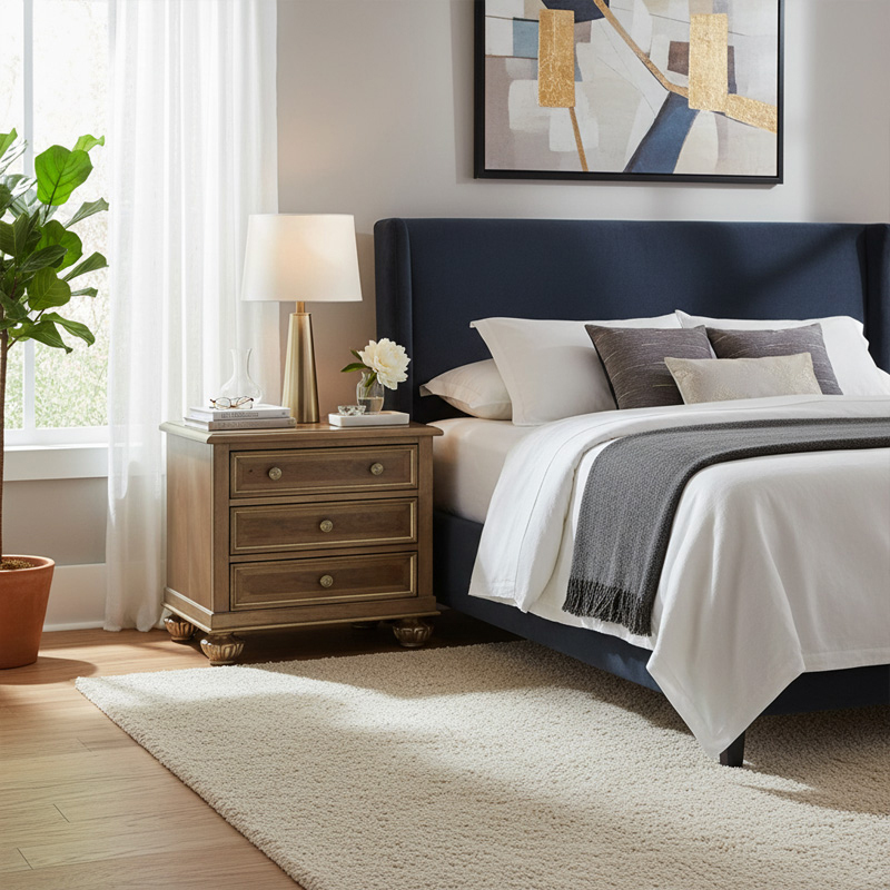 EKAR Belvedere Heritage Nightstand | Luxury American Style Bedside Table | Foshan Custom Furniture Factory,EKAR FURNITURE CO.,LTD,EKAR Belvedere Heritage Nightstand | Luxury American Style Bedside Table | Foshan Custom Furniture Factory,foshan furniture factory,custom Furniture factory,china furniture factory