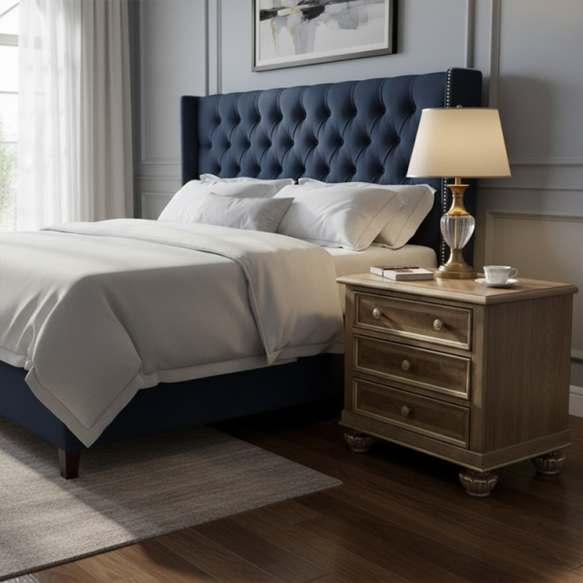 EKAR Belvedere Heritage Nightstand | Luxury American Style Bedside Table | Foshan Custom Furniture Factory,MY SHOP,EKAR Belvedere Heritage Nightstand | Luxury American Style Bedside Table | Foshan Custom Furniture Factory,foshan furniture factory,custom Furniture factory,china furniture factory