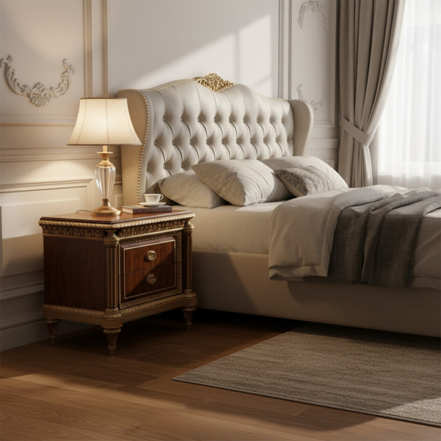 EKAR Corinthian Luxury Nightstand | Hand-Carved American Style Bedside Chest | Foshan Custom Furniture,MY SHOP,EKAR Corinthian Luxury Nightstand | Hand-Carved American Style Bedside Chest | Foshan Custom Furniture,foshan furniture factory,custom Furniture factory,china furniture factory