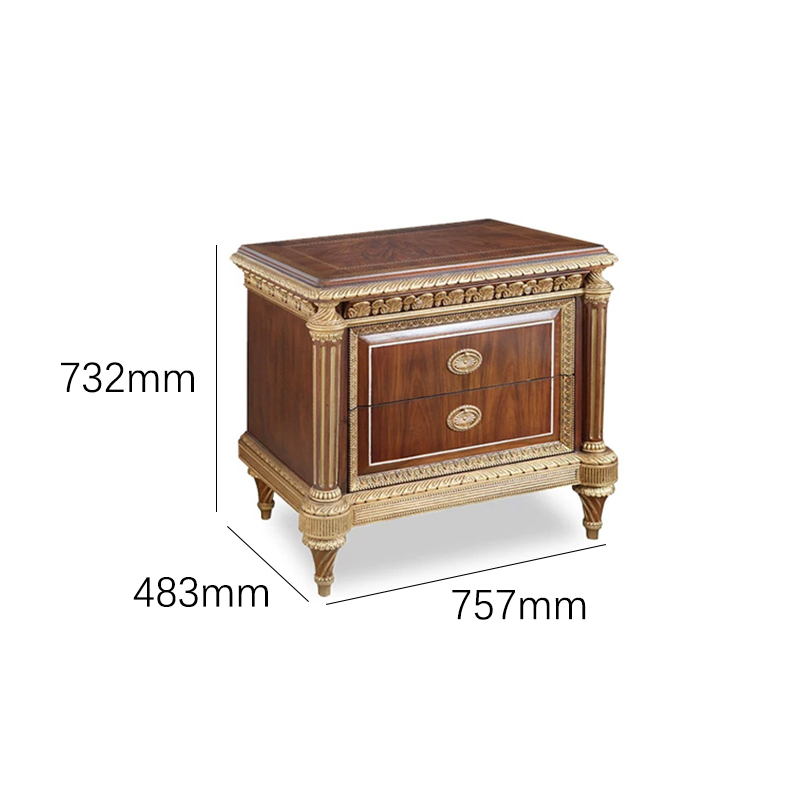 EKAR Corinthian Luxury Nightstand | Hand-Carved American Style Bedside Chest | Foshan Custom Furniture,EKAR FURNITURE CO.,LTD,EKAR Corinthian Luxury Nightstand | Hand-Carved American Style Bedside Chest | Foshan Custom Furniture,foshan furniture factory,custom Furniture factory,china furniture factory