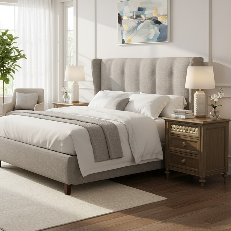 EKAR Belvedere Heritage Bedside Chest | Luxury 3-Drawer Nightstand | Custom Foshan Furniture Factory,EKAR FURNITURE CO.,LTD,EKAR Belvedere Heritage Bedside Chest | Luxury 3-Drawer Nightstand | Custom Foshan Furniture Factory,foshan furniture factory,custom Furniture factory,china furniture factory