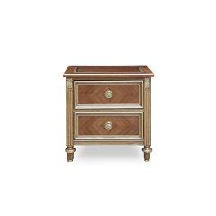 EKAR Marquis Luxury Nightstand | Hand-Inlaid American Style Bedside Table | Premium Custom Furniture,EKAR FURNITURE CO.,LTD,EKAR Marquis Luxury Nightstand | Hand-Inlaid American Style Bedside Table | Premium Custom Furniture,foshan furniture factory,custom Furniture factory,china furniture factory