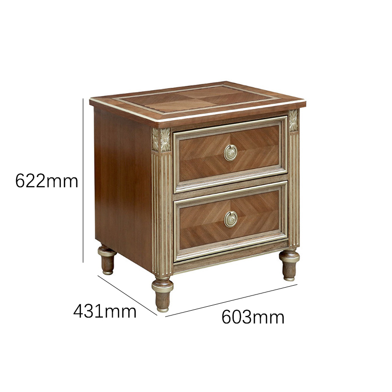 EKAR Marquis Luxury Nightstand | Hand-Inlaid American Style Bedside Table | Premium Custom Furniture,EKAR FURNITURE CO.,LTD,EKAR Marquis Luxury Nightstand | Hand-Inlaid American Style Bedside Table | Premium Custom Furniture,foshan furniture factory,custom Furniture factory,china furniture factory