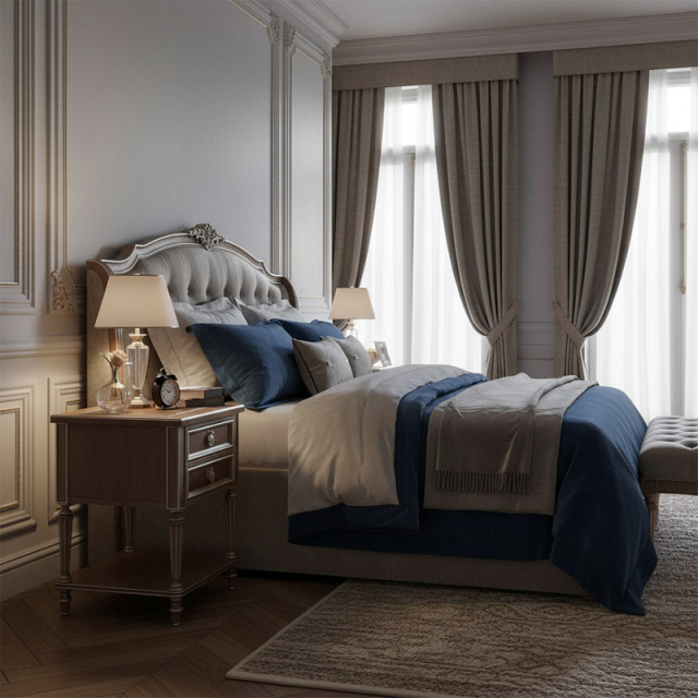 EKAR Sovereign Luxury Nightstand | Hand-Inlaid American Style Bedside Table | Foshan Custom Furniture,MY SHOP,EKAR Sovereign Luxury Nightstand | Hand-Inlaid American Style Bedside Table | Foshan Custom Furniture,foshan furniture factory,custom Furniture factory,china furniture factory