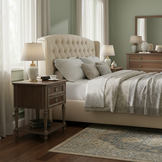 EKAR Sovereign Luxury Nightstand | Hand-Inlaid American Style Bedside Table | Foshan Custom Furniture,MY SHOP,EKAR Sovereign Luxury Nightstand | Hand-Inlaid American Style Bedside Table | Foshan Custom Furniture,foshan furniture factory,custom Furniture factory,china furniture factory