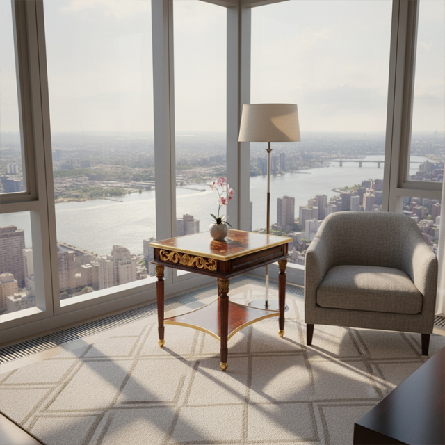 EKAR Empire Majesty Luxury Side Table | Hand-Inlaid English Style End Table | Premium Custom Furniture,MY SHOP,EKAR Empire Majesty Luxury Side Table | Hand-Inlaid English Style End Table | Premium Custom Furniture,foshan furniture factory,custom Furniture factory,china furniture factory