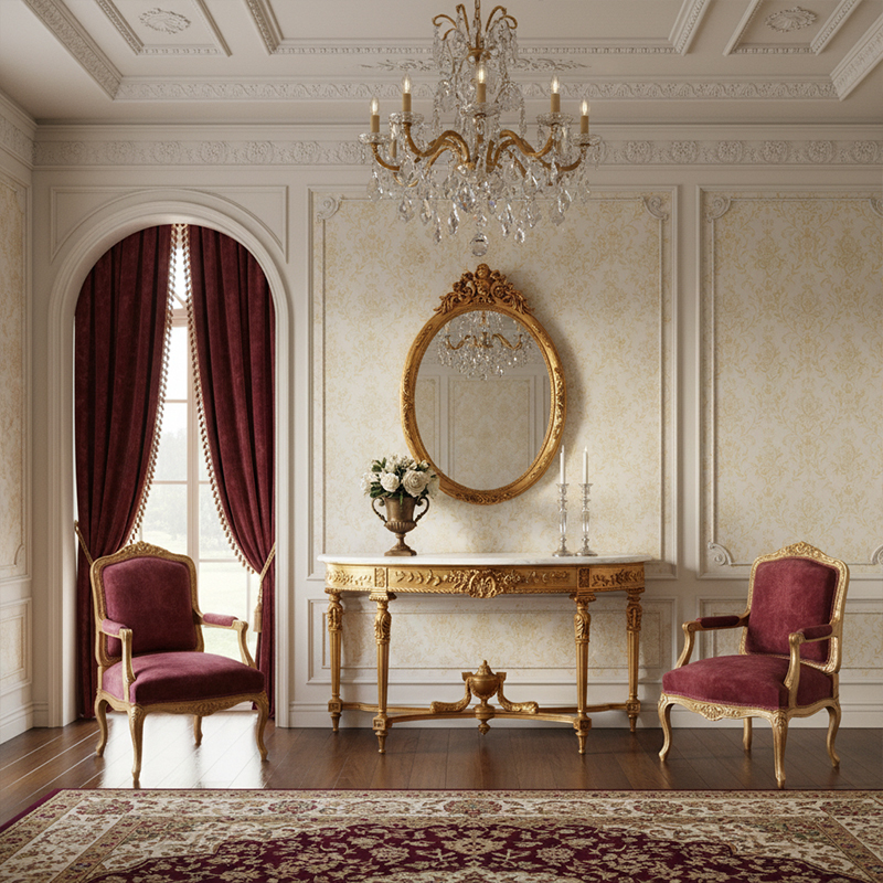 EKAR Furniture | Versailles Royal Gilded Console Table – Luxury French Classical Entryway Decor,MY SHOP,EKAR Furniture | Versailles Royal Gilded Console Table – Luxury French Classical Entryway Decor,foshan furniture factory,custom Furniture factory,china furniture factory