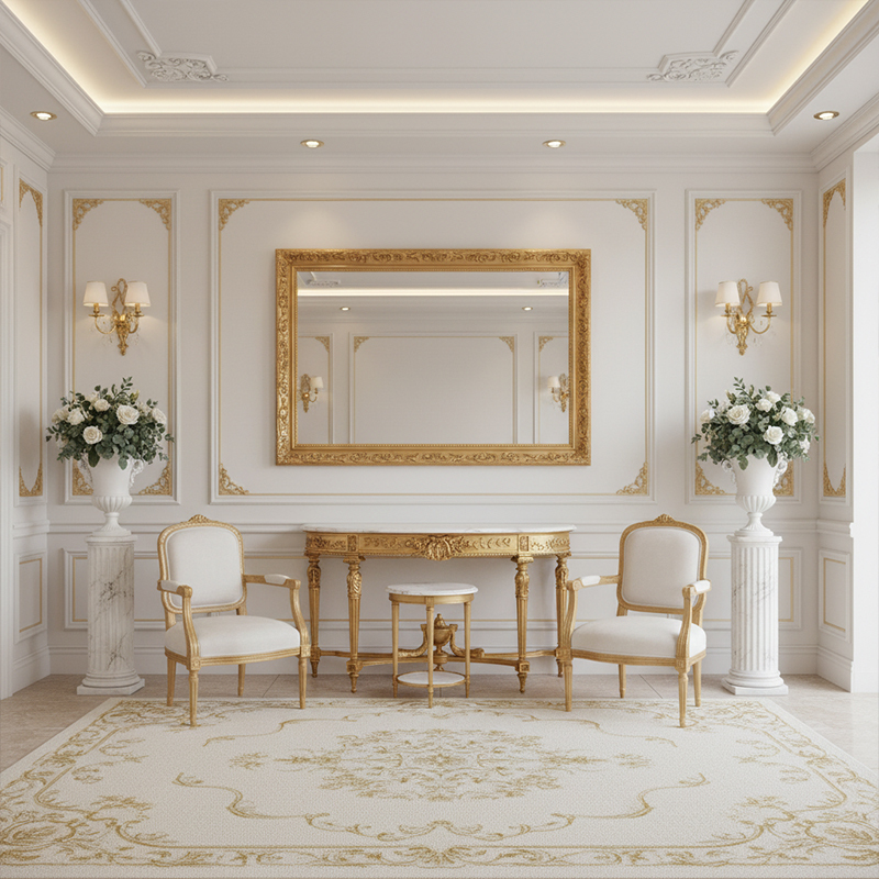 EKAR Furniture | Versailles Royal Gilded Console Table – Luxury French Classical Entryway Decor,MY SHOP,EKAR Furniture | Versailles Royal Gilded Console Table – Luxury French Classical Entryway Decor,foshan furniture factory,custom Furniture factory,china furniture factory