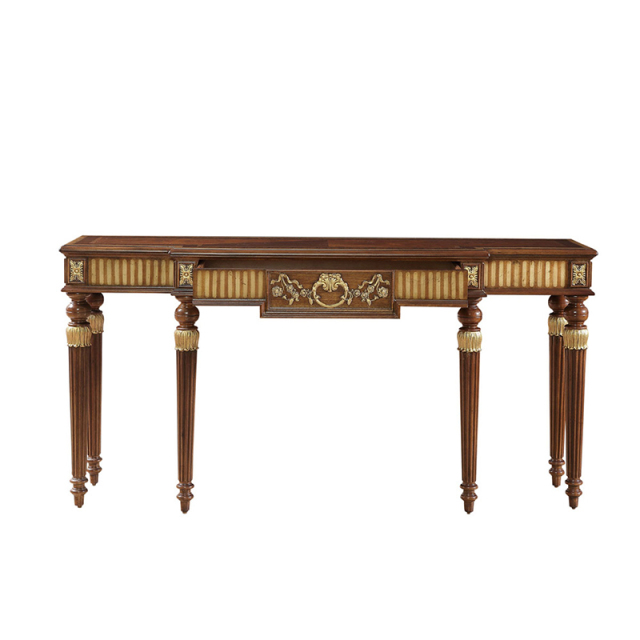 EKAR FURNITURE | Noble Manor Classical Gilded Console Table - Luxury Entryway Decor,EKAR FURNITURE CO.,LTD,EKAR FURNITURE | Noble Manor Classical Gilded Console Table - Luxury Entryway Decor,foshan furniture factory,custom Furniture factory,china furniture factory