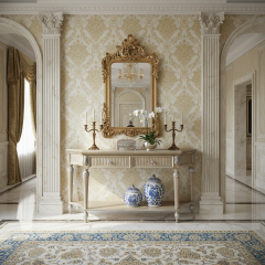 EKAR FURNITURE | Provincial Serenity Silver-Inlay Console Table,EKAR FURNITURE CO.,LTD,EKAR FURNITURE | Provincial Serenity Silver-Inlay Console Table,foshan furniture factory,custom Furniture factory,china furniture factory