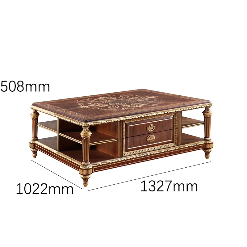 Grand Versailles Inlay Wood Coffee Table - Luxury American Classical Center Table | EKAR FURNITURE,EKAR FURNITURE CO.,LTD,Grand Versailles Inlay Wood Coffee Table - Luxury American Classical Center Table | EKAR FURNITURE,foshan furniture factory,custom Furniture factory,china furniture factory