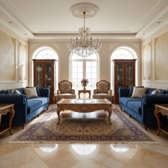 Royal Marquetry Crown Coffee Table - Luxury American Classical Wood Center Table | EKAR FURNITURE,EKAR FURNITURE CO.,LTD,Royal Marquetry Crown Coffee Table - Luxury American Classical Wood Center Table | EKAR FURNITURE,foshan furniture factory,custom Furniture factory,china furniture factory