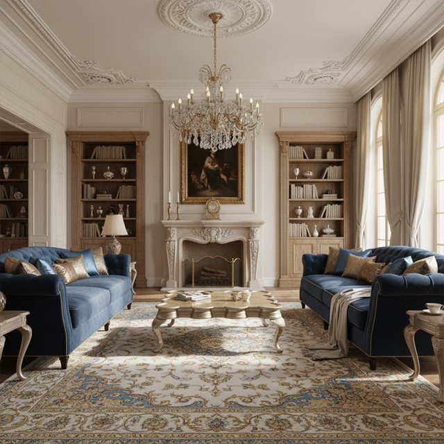 Aurelia Pearl Sculptural Coffee Table - Luxury American Classical Center Table with Unique Tiered Molding |,EKAR FURNITURE CO.,LTD,Aurelia Pearl Sculptural Coffee Table - Luxury American Classical Center Table with Unique Tiered Molding |,foshan furniture factory,custom Furniture factory,china furniture factory
