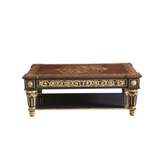 Grand Regency Marquetry Wood Coffee Table - Luxury Gold Leaf Center Table for High-End Living Rooms |,EKAR FURNITURE CO.,LTD,Grand Regency Marquetry Wood Coffee Table - Luxury Gold Leaf Center Table for High-End Living Rooms |,foshan furniture factory,custom Furniture factory,china furniture factory