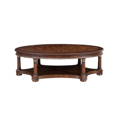 EKAR Furniture | Stately Manor Oval Marquetry Coffee Table – Luxury American Classical Centerpiece,EKAR FURNITURE CO.,LTD,EKAR Furniture | Stately Manor Oval Marquetry Coffee Table – Luxury American Classical Centerpiece,foshan furniture factory,custom Furniture factory,china furniture factory