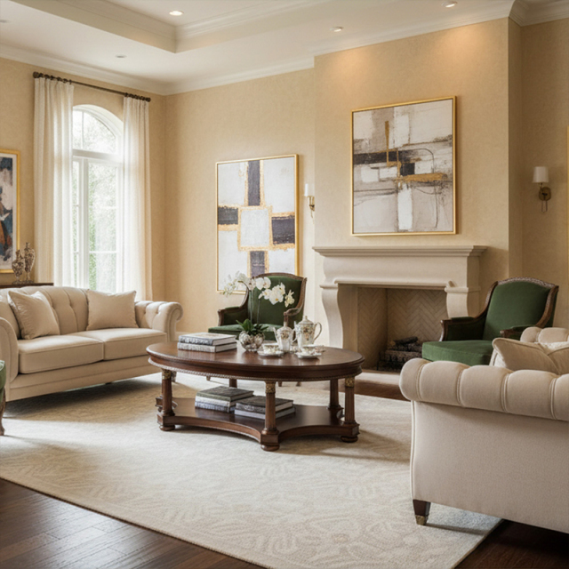 EKAR Furniture | Stately Manor Oval Marquetry Coffee Table – Luxury American Classical Centerpiece,EKAR FURNITURE CO.,LTD,EKAR Furniture | Stately Manor Oval Marquetry Coffee Table – Luxury American Classical Centerpiece,foshan furniture factory,custom Furniture factory,china furniture factory