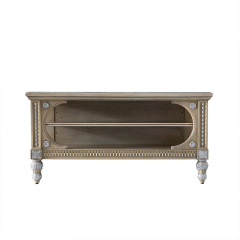 EKAR Furniture | Regency Silver-Leaf Marquetry Coffee Table – Luxury American Classical Living Room Decor,EKAR FURNITURE CO.,LTD,EKAR Furniture | Regency Silver-Leaf Marquetry Coffee Table – Luxury American Classical Living Room Decor,foshan furniture factory,custom Furniture factory,china furniture factory
