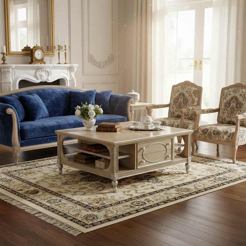 EKAR Furniture | Regency Silver-Leaf Marquetry Coffee Table – Luxury American Classical Living Room Decor,EKAR FURNITURE CO.,LTD,EKAR Furniture | Regency Silver-Leaf Marquetry Coffee Table – Luxury American Classical Living Room Decor,foshan furniture factory,custom Furniture factory,china furniture factory