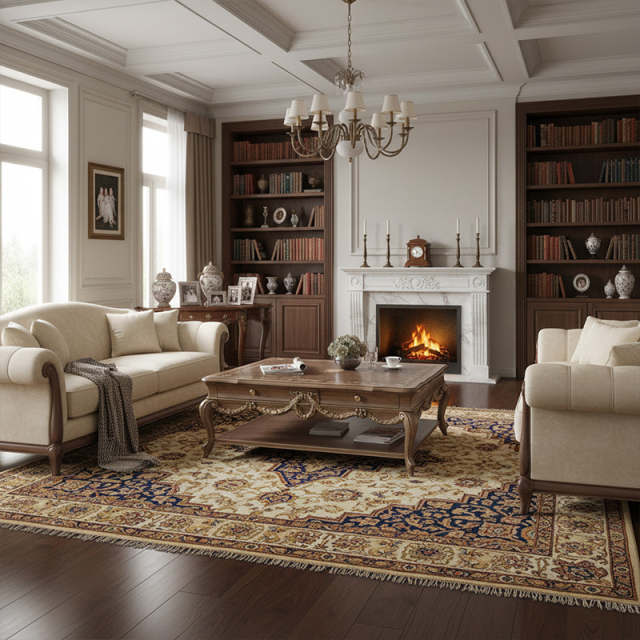 EKAR Furniture | Heritage Laurel Hand-Carved Coffee Table – Luxury American Classical Centerpiece,EKAR FURNITURE CO.,LTD,EKAR Furniture | Heritage Laurel Hand-Carved Coffee Table – Luxury American Classical Centerpiece,foshan furniture factory,custom Furniture factory,china furniture factory