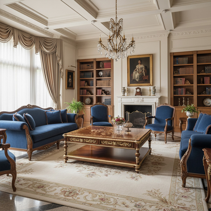 Imperial Heritage Marquetry Coffee Table | EKAR Furniture | Luxury American Classical Center Table,EKAR FURNITURE CO.,LTD,Imperial Heritage Marquetry Coffee Table | EKAR Furniture | Luxury American Classical Center Table,foshan furniture factory,custom Furniture factory,china furniture factory