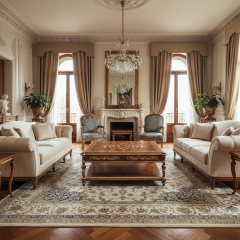 Imperial Heritage Marquetry Coffee Table | EKAR Furniture | Luxury American Classical Center Table,EKAR FURNITURE CO.,LTD,Imperial Heritage Marquetry Coffee Table | EKAR Furniture | Luxury American Classical Center Table,foshan furniture factory,custom Furniture factory,china furniture factory