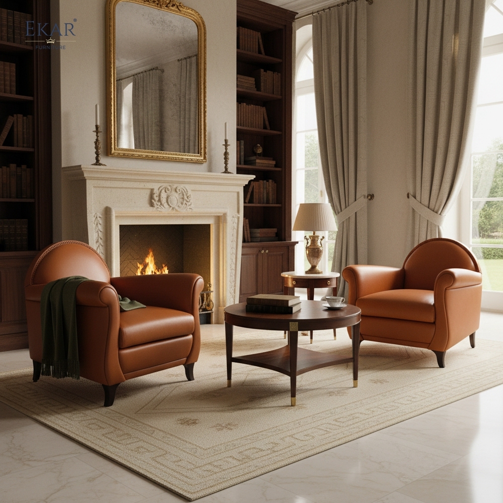 Hartford Club Chair | Classic Leather Accent Chair | EKAR Furniture,EKAR FURNITURE CO.,LTD,Hartford Club Chair | Classic Leather Accent Chair | EKAR Furniture,foshan furniture factory,custom Furniture factory,china furniture factory