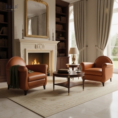 Hartford Club Chair | Classic Leather Accent Chair | EKAR Furniture,EKAR FURNITURE CO.,LTD,Hartford Club Chair | Classic Leather Accent Chair | EKAR Furniture,foshan furniture factory,custom Furniture factory,china furniture factory