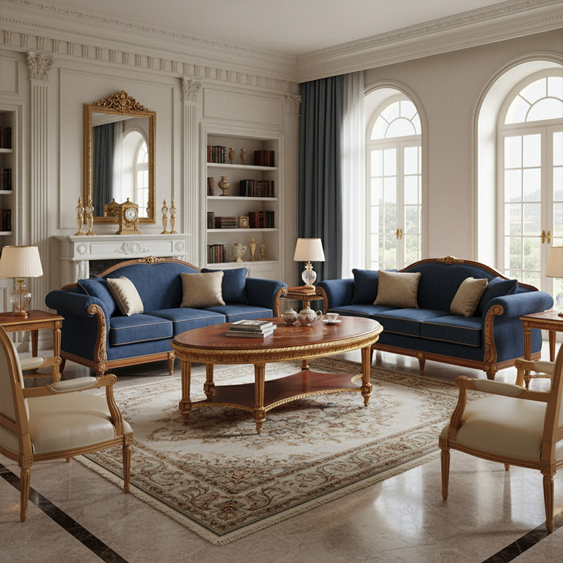 EKAR Furniture | Sovereign Estate Oval Marquetry Coffee Table – Luxury American Classical Centerpiece,EKAR FURNITURE CO.,LTD,EKAR Furniture | Sovereign Estate Oval Marquetry Coffee Table – Luxury American Classical Centerpiece,foshan furniture factory,custom Furniture factory,china furniture factory