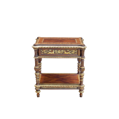 EKAR Furniture | Grand Estate Heritage Gilded Side Table - Luxury American Classical End Table,EKAR FURNITURE CO.,LTD,EKAR Furniture | Grand Estate Heritage Gilded Side Table - Luxury American Classical End Table,foshan furniture factory,custom Furniture factory,china furniture factory