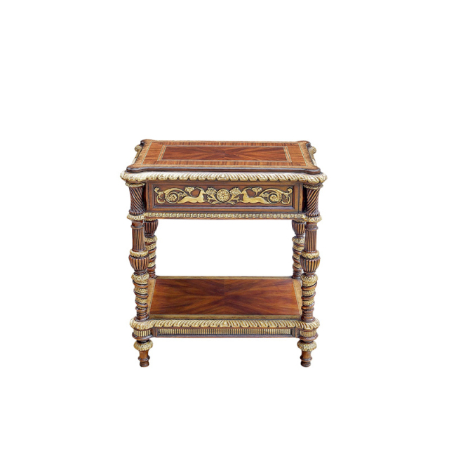 EKAR Furniture | Grand Estate Heritage Gilded Side Table - Luxury American Classical End Table,EKAR FURNITURE CO.,LTD,EKAR Furniture | Grand Estate Heritage Gilded Side Table - Luxury American Classical End Table,foshan furniture factory,custom Furniture factory,china furniture factory