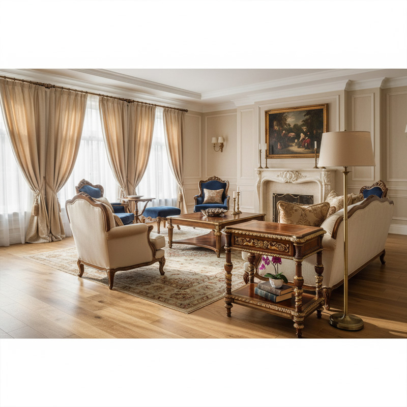 EKAR Furniture | Grand Estate Heritage Gilded Side Table - Luxury American Classical End Table,EKAR FURNITURE CO.,LTD,EKAR Furniture | Grand Estate Heritage Gilded Side Table - Luxury American Classical End Table,foshan furniture factory,custom Furniture factory,china furniture factory