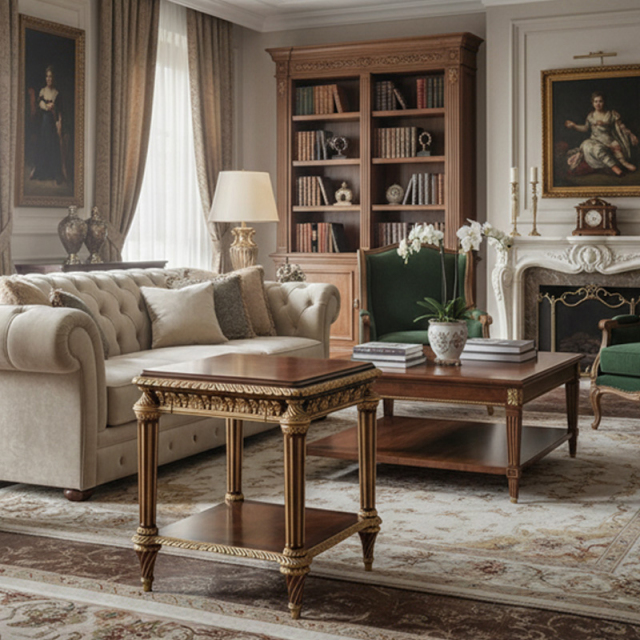 EKAR Furniture | Stately Manor Heritage End Table,EKAR FURNITURE CO.,LTD,EKAR Furniture | Stately Manor Heritage End Table,foshan furniture factory,custom Furniture factory,china furniture factory