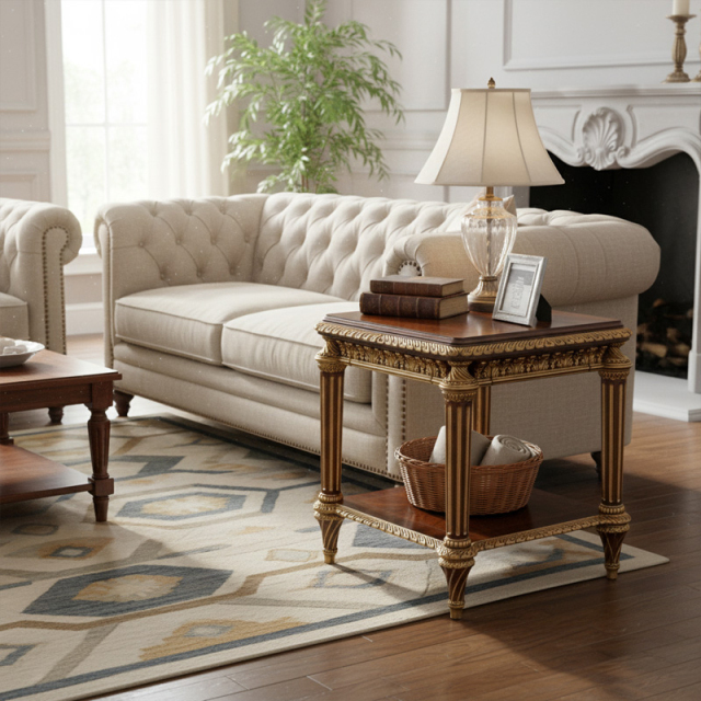 EKAR Furniture | Stately Manor Heritage End Table,EKAR FURNITURE CO.,LTD,EKAR Furniture | Stately Manor Heritage End Table,foshan furniture factory,custom Furniture factory,china furniture factory