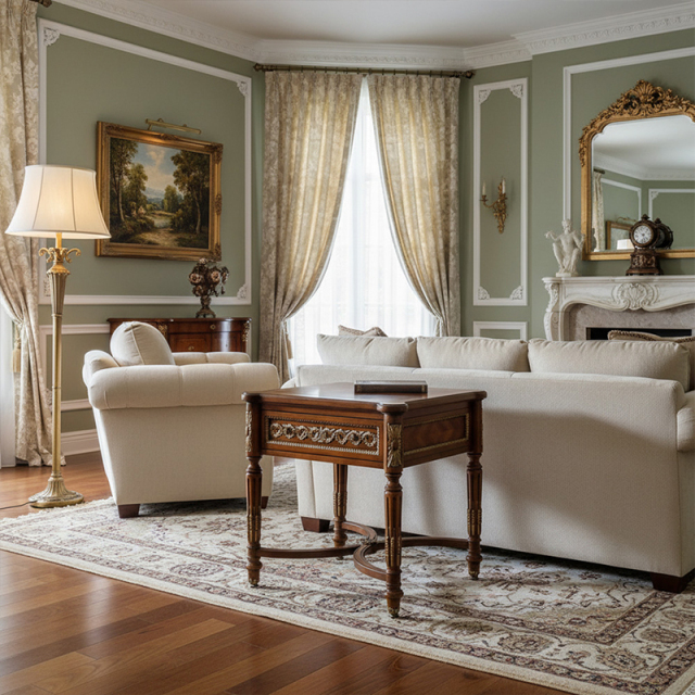 EKAR Furniture | Regency Heritage Marquetry Accent Table - Luxury American Classical Side Table,EKAR FURNITURE CO.,LTD,EKAR Furniture | Regency Heritage Marquetry Accent Table - Luxury American Classical Side Table,foshan furniture factory,custom Furniture factory,china furniture factory