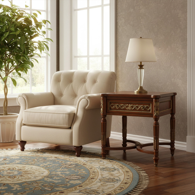 EKAR Furniture | Regency Heritage Marquetry Accent Table - Luxury American Classical Side Table,EKAR FURNITURE CO.,LTD,EKAR Furniture | Regency Heritage Marquetry Accent Table - Luxury American Classical Side Table,foshan furniture factory,custom Furniture factory,china furniture factory