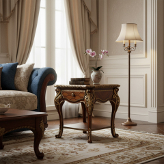 EKAR Furniture | Provincial Manor Heritage Side Table - Luxury American Classical End Table,EKAR FURNITURE CO.,LTD,EKAR Furniture | Provincial Manor Heritage Side Table - Luxury American Classical End Table,foshan furniture factory,custom Furniture factory,china furniture factory