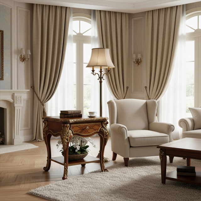 EKAR Furniture | Provincial Manor Heritage Side Table - Luxury American Classical End Table,EKAR FURNITURE CO.,LTD,EKAR Furniture | Provincial Manor Heritage Side Table - Luxury American Classical End Table,foshan furniture factory,custom Furniture factory,china furniture factory