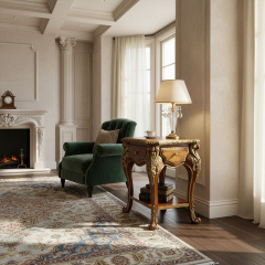 EKAR Furniture | Sovereign Heritage Marquetry End Table - Luxury American Classical Side Table,EKAR FURNITURE CO.,LTD,EKAR Furniture | Sovereign Heritage Marquetry End Table - Luxury American Classical Side Table,foshan furniture factory,custom Furniture factory,china furniture factory