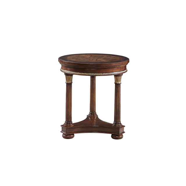 EKAR Furniture | Empire Sovereign Marquetry Pedestal Side Table - Luxury American Classical Decor,EKAR FURNITURE CO.,LTD,EKAR Furniture | Empire Sovereign Marquetry Pedestal Side Table - Luxury American Classical Decor,foshan furniture factory,custom Furniture factory,china furniture factory