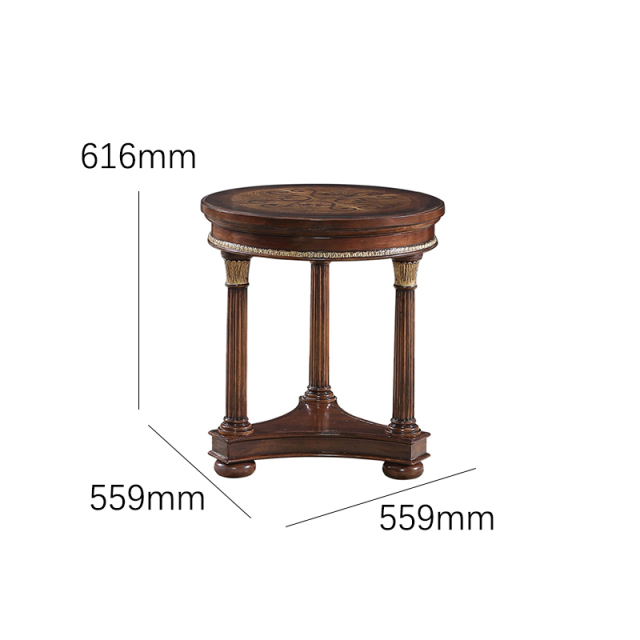 EKAR Furniture | Empire Sovereign Marquetry Pedestal Side Table - Luxury American Classical Decor,EKAR FURNITURE CO.,LTD,EKAR Furniture | Empire Sovereign Marquetry Pedestal Side Table - Luxury American Classical Decor,foshan furniture factory,custom Furniture factory,china furniture factory