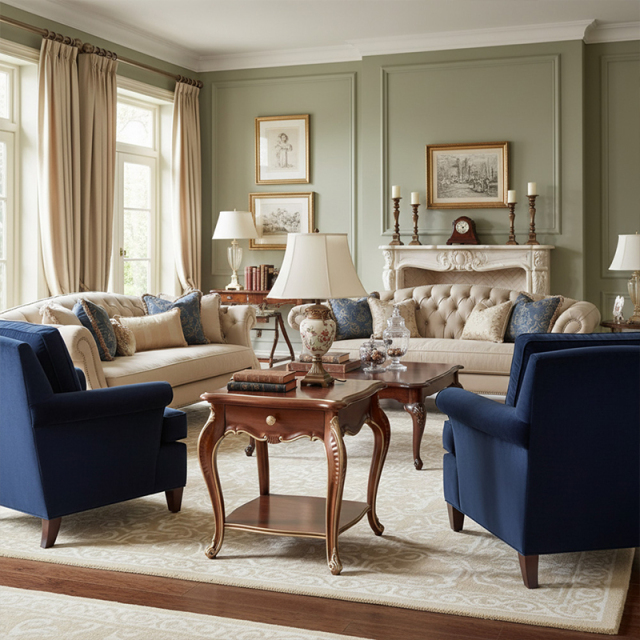 Savannah Manor Heritage Side Table | American Classical Luxury | EKAR Furniture,EKAR FURNITURE CO.,LTD,Savannah Manor Heritage Side Table | American Classical Luxury | EKAR Furniture,foshan furniture factory,custom Furniture factory,china furniture factory